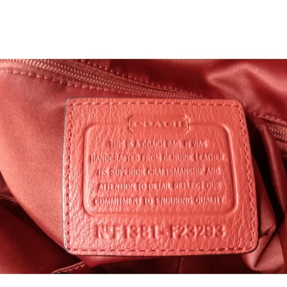 Coach Park Leather Hobo F23293 Pebbled Leather Shoulder Bag - Picture 6 of 9